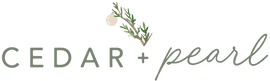 Cedar + Pearl logo