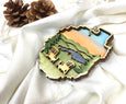 Adirondack Park Chairs Ornament