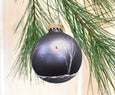 Slate Blue Birch Cardinal Ornament