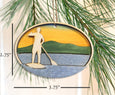 Male Paddleboard Ornament