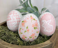 Light Pink Ceramic Egg Set