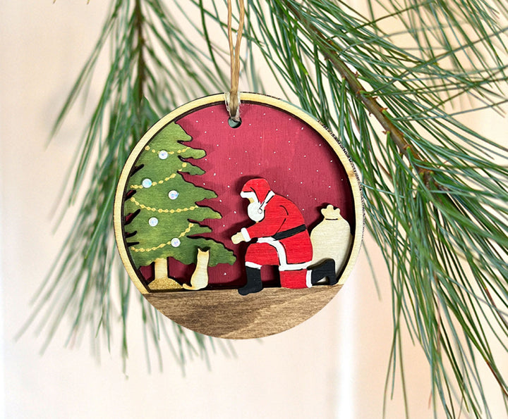 Santa's Pet ornament