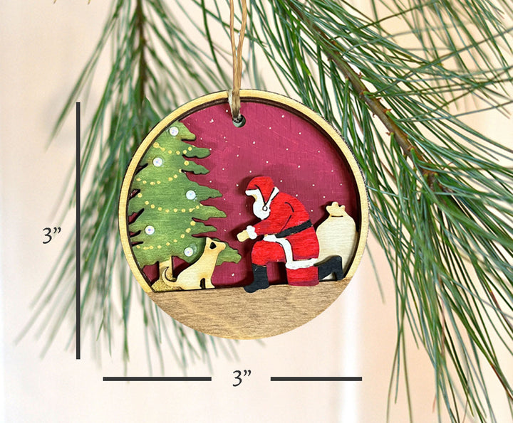 Santa's Pet ornament