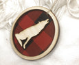Buffalo Check Plaid Animal Ornament Set