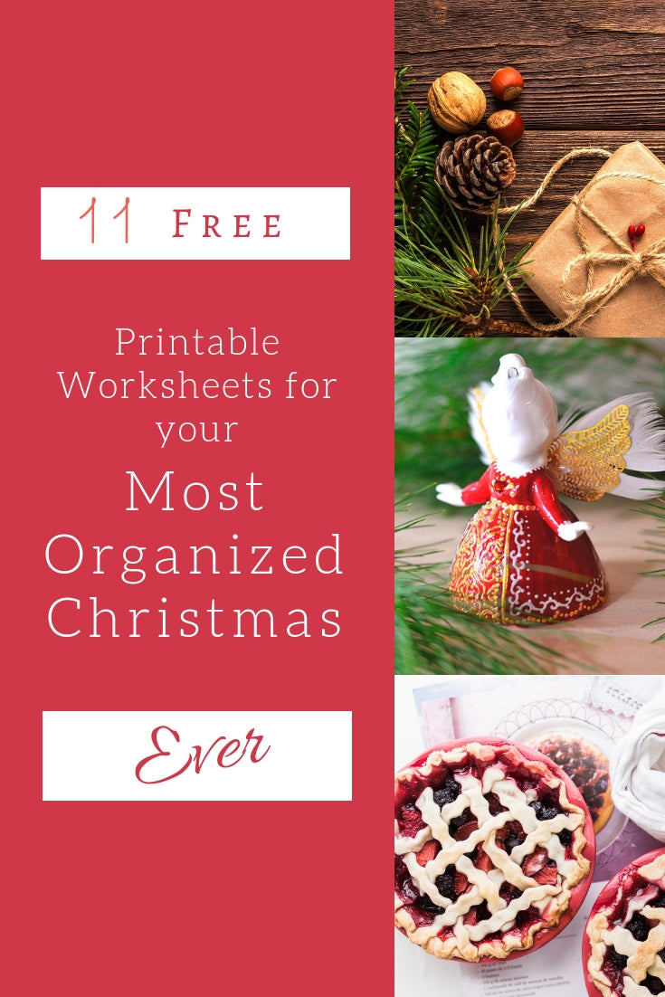 Have your most organized Christmas this year with these 11 Free Printable Worksheets!
