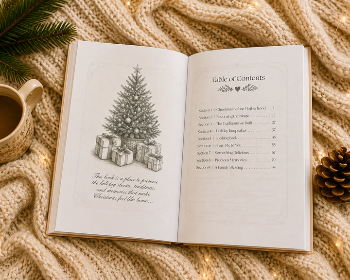 Pre-Sale: A Mother’s Christmas Journal Guided Keepsake Book