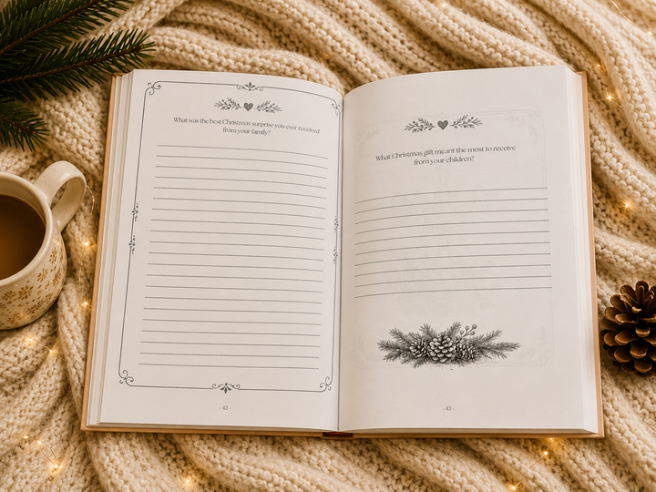 Pre-Sale: A Mother’s Christmas Journal Guided Keepsake Book