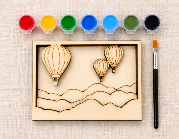 DIY Hot Air Balloon Festival Painting Kit for Adults or Kids