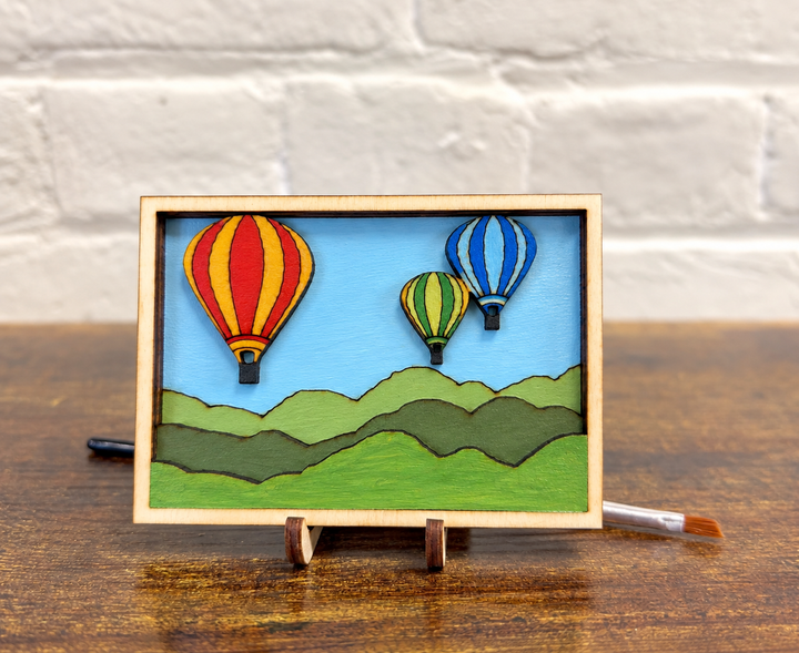 DIY Hot Air Balloon Festival Painting Kit for Adults or Kids