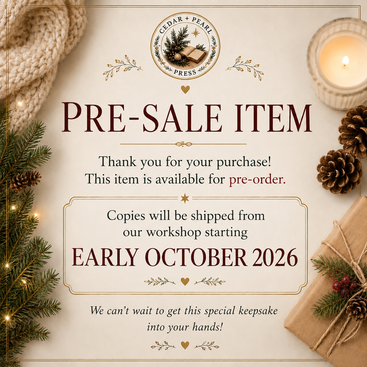 Pre-Sale: A Grandmother’s Christmas Memories Guided Journal
