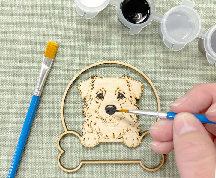 Australian Shepherd DIY Dog Ornament Painting Kit