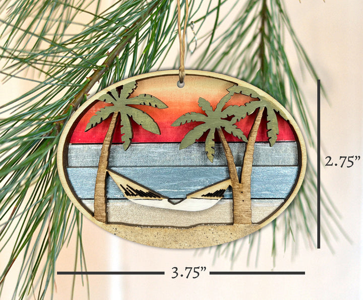 Beach Hammock Ornament