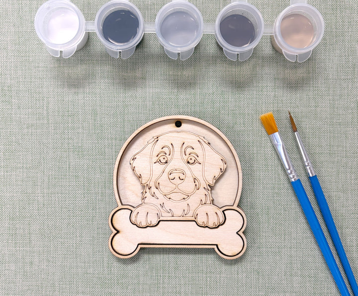 Bernese Mountain Dog DIY Dog Ornament Painting Kit