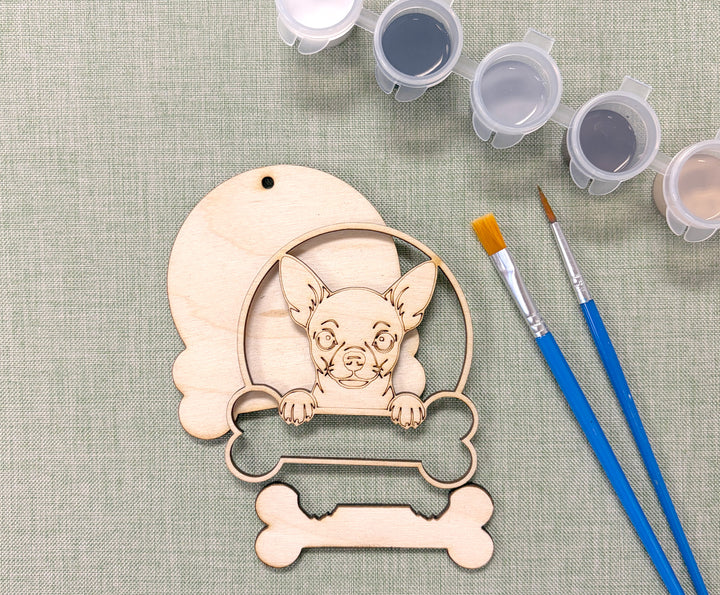 Chihuahua DIY Dog Ornament Painting Kit