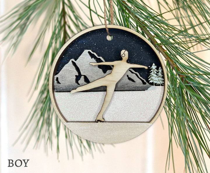 Ice Skating Ornament