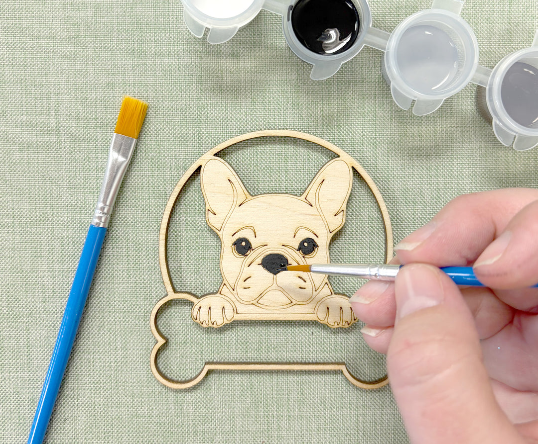 French Bulldog DIY Dog Ornament Painting Kit