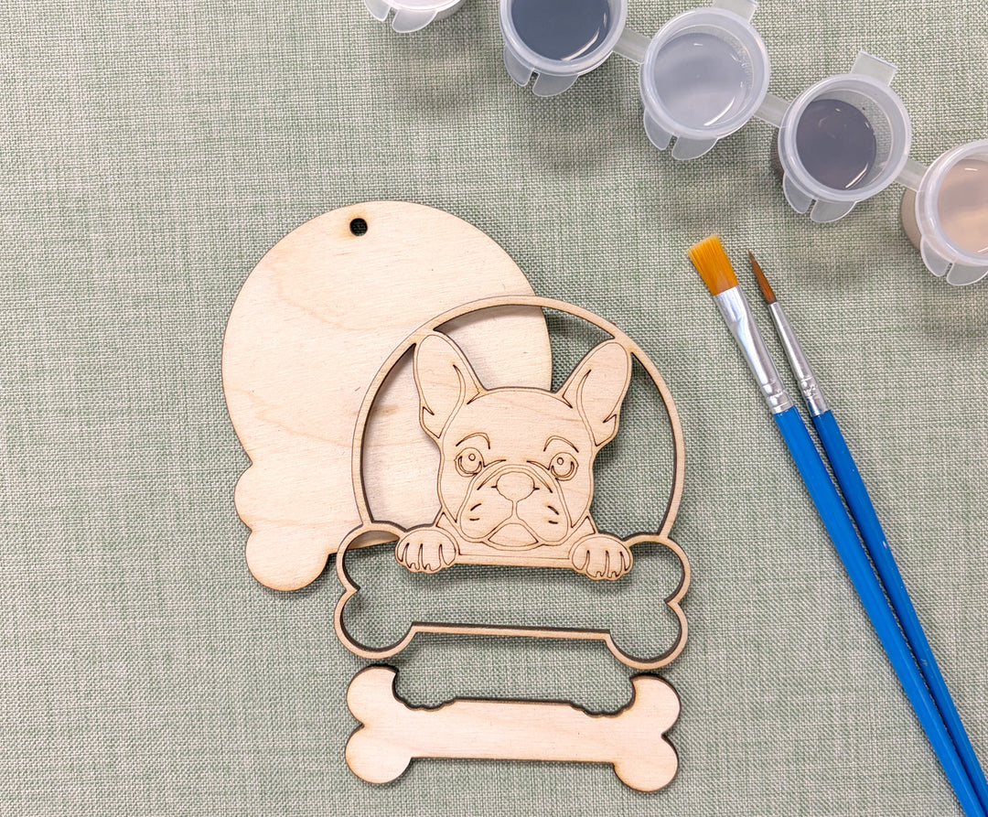 French Bulldog DIY Dog Ornament Painting Kit