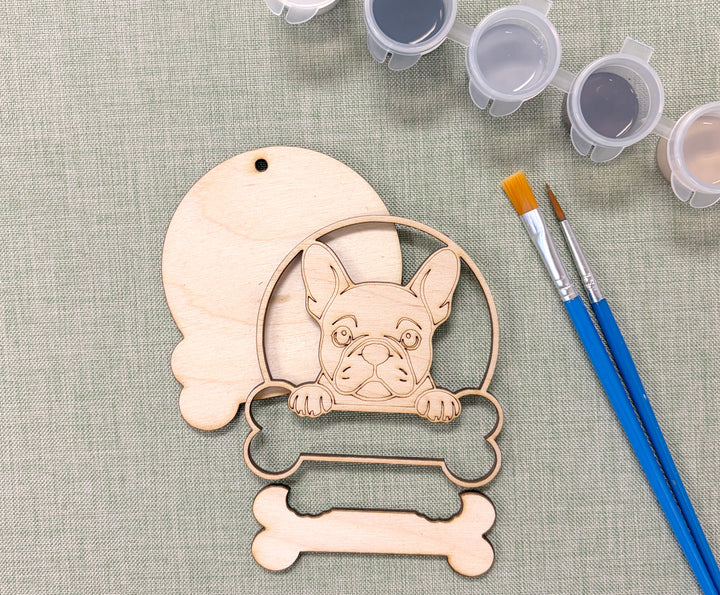 French Bulldog DIY Dog Ornament Painting Kit