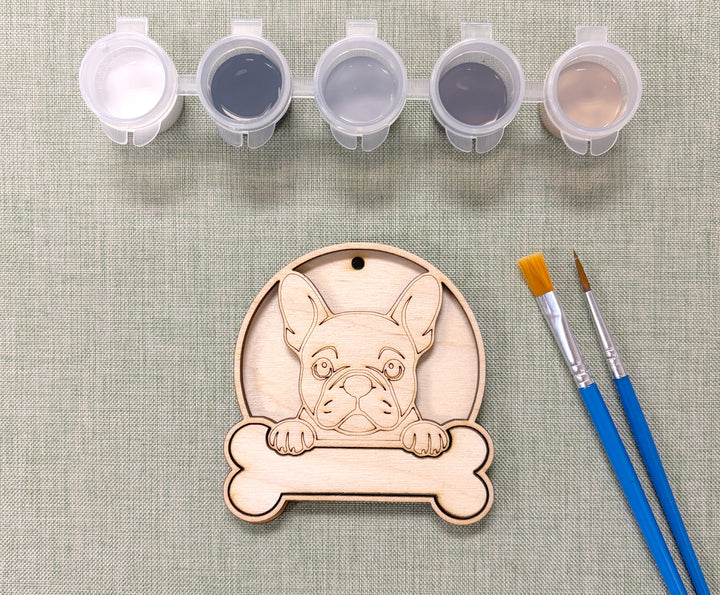 French Bulldog DIY Dog Ornament Painting Kit