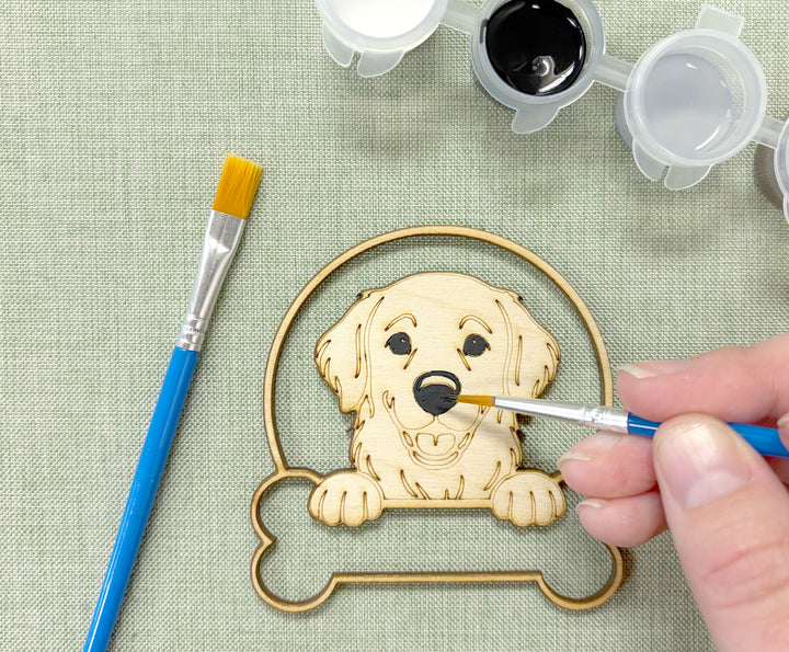 Golden Retriever DIY Dog Ornament Painting Kit