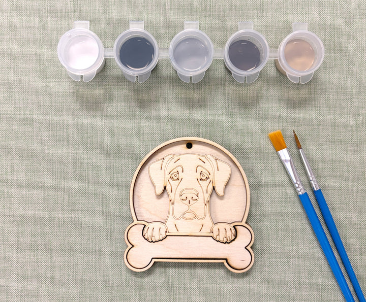 Great Dane DIY Dog Ornament Painting Kit