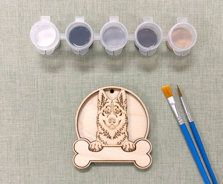 Husky DIY Dog Ornament Painting Kit