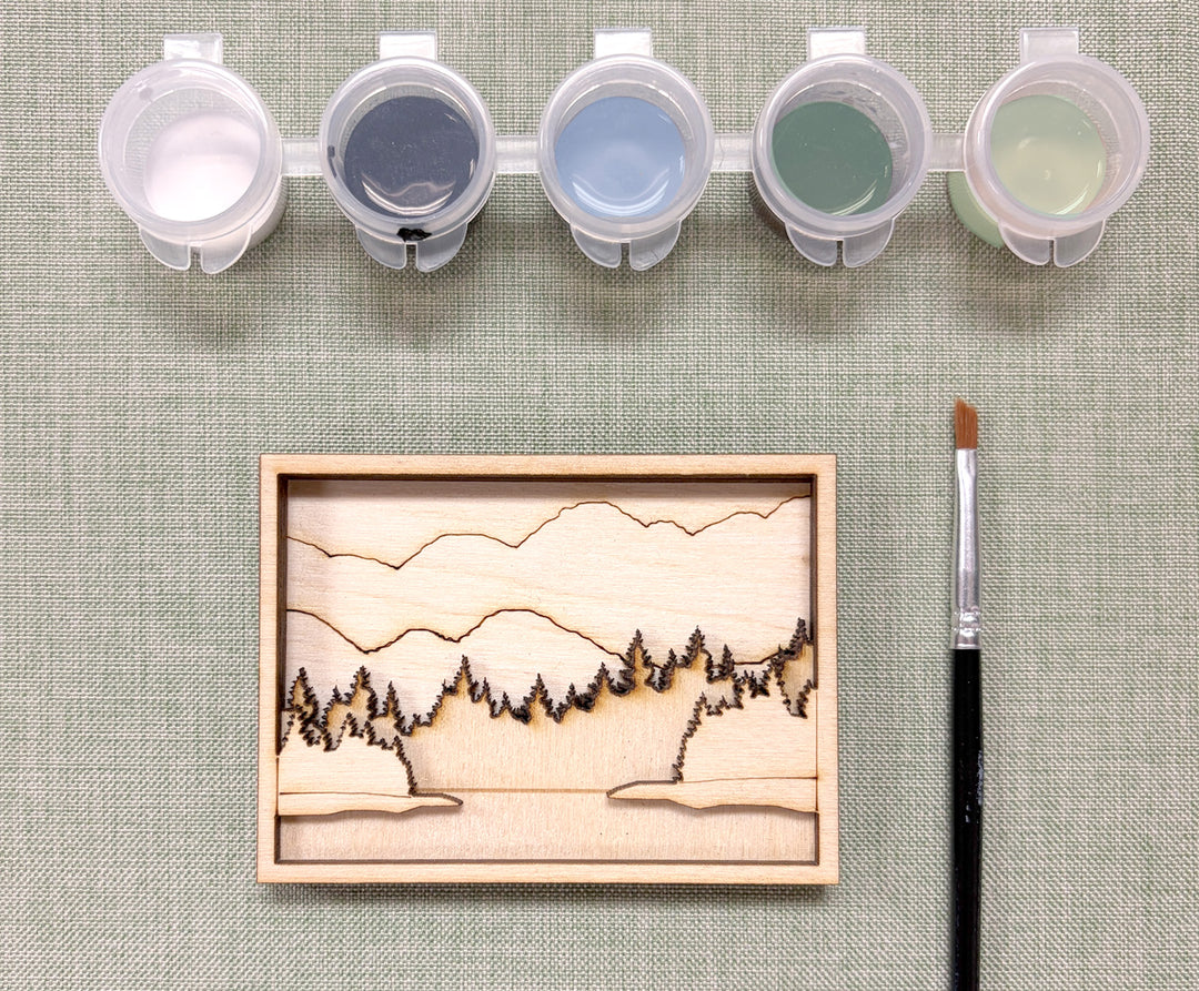 DIY Lake Art Painting Kit for Adults or Kids