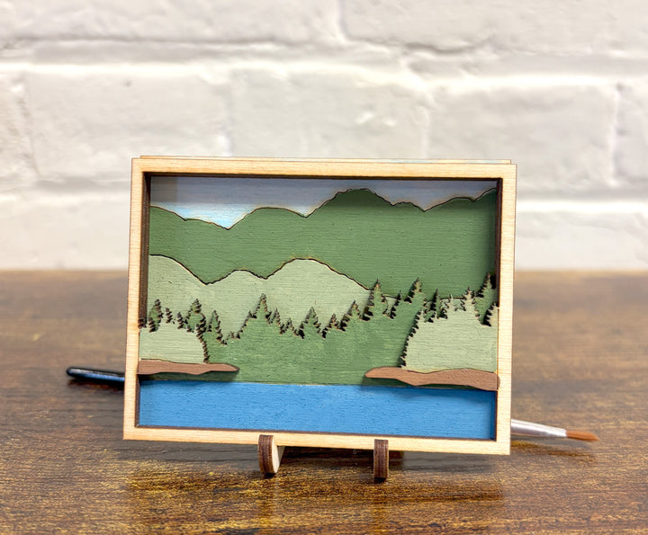 DIY Lake Art Painting Kit for Adults or Kids