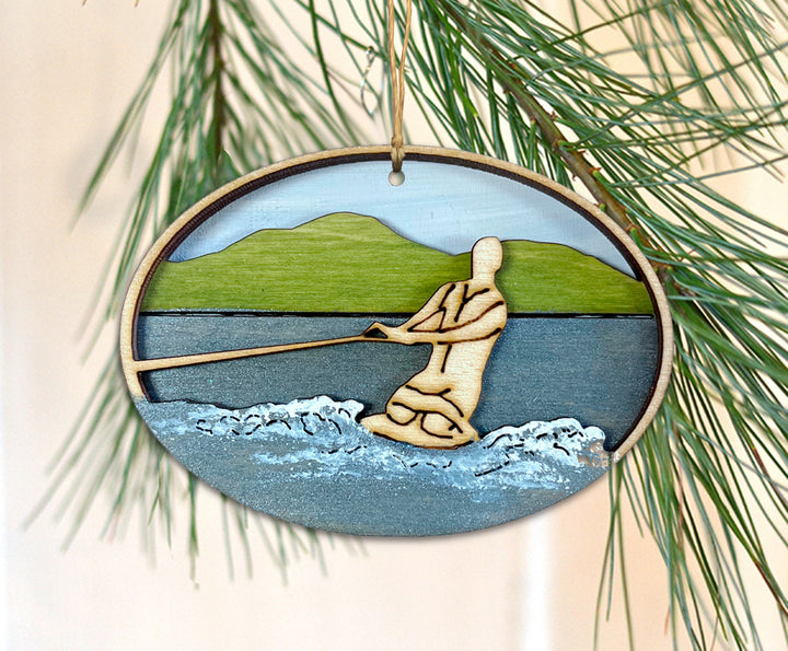 Kneeboarding Ornament