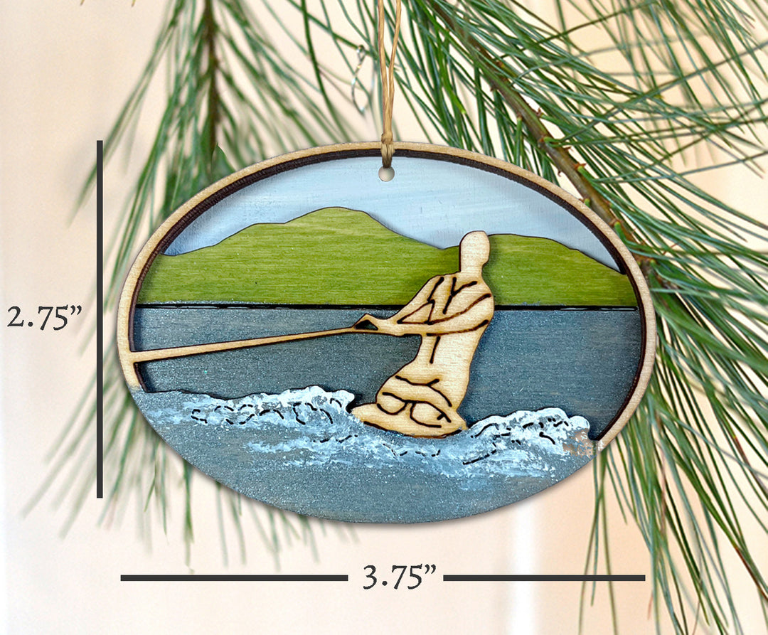 Kneeboarding Ornament