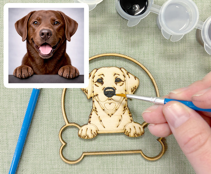 Labrador Retriever DIY Dog Ornament Painting Kit