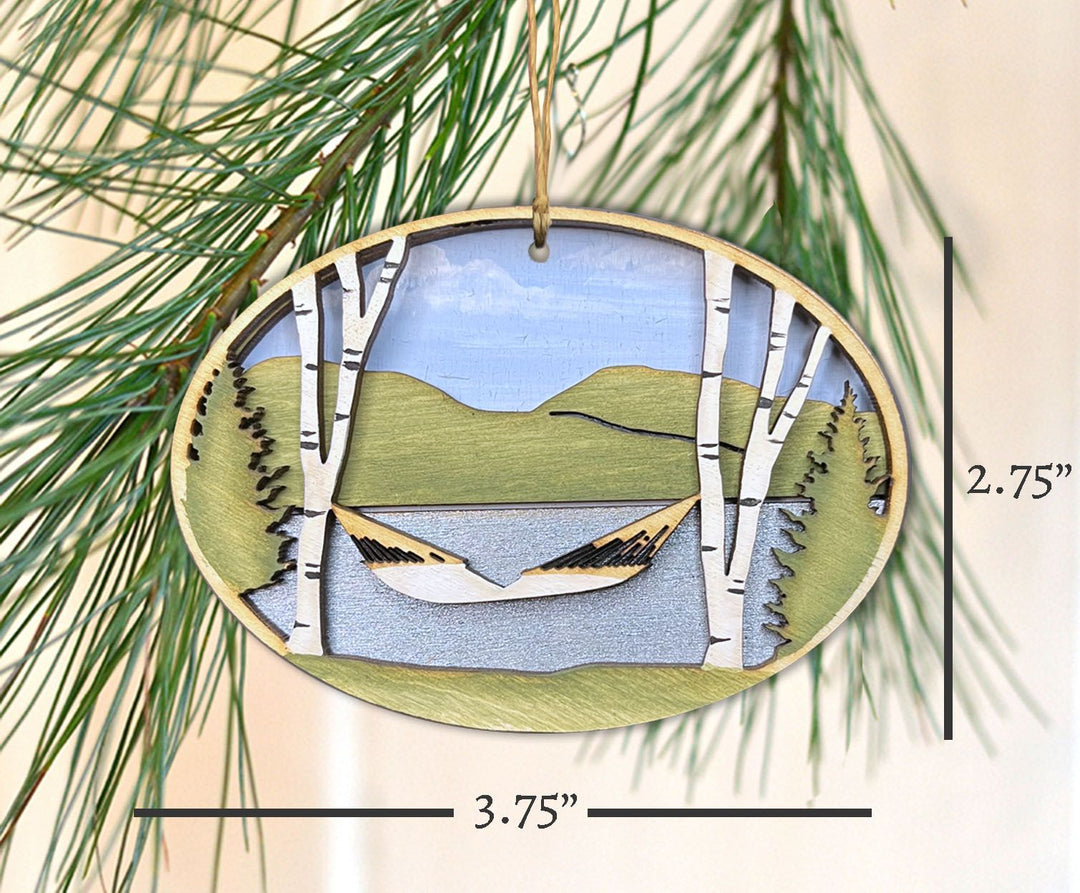 Lake Hammock Wooden Ornament