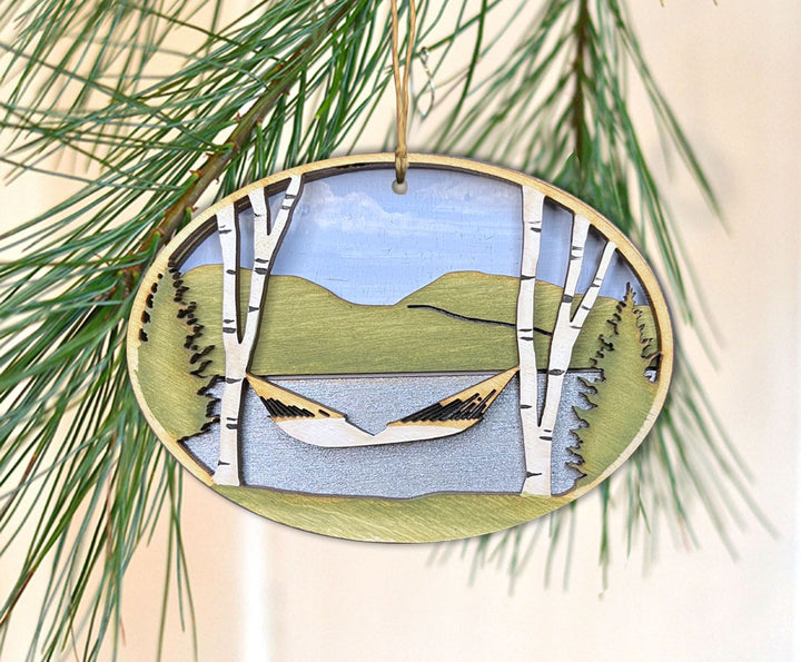 Lake Hammock Wooden Ornament