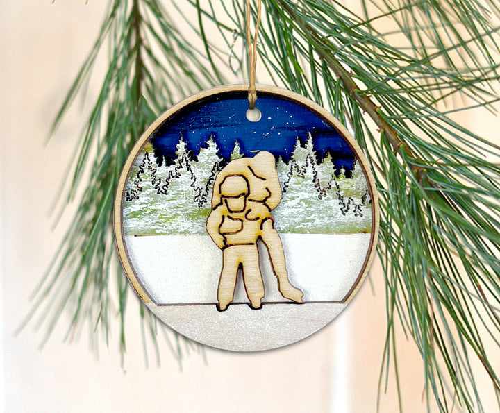 Learning to Ice Skate Ornament
