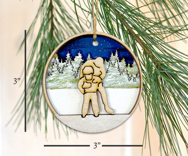 Learning to Ice Skate Ornament