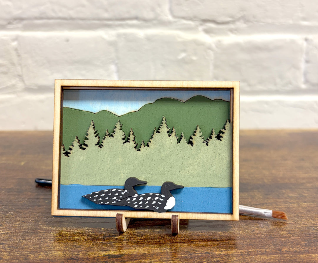 DIY Loon Art Painting Kit for Adults or Kids