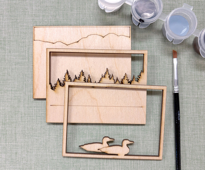 DIY Loon Art Painting Kit for Adults or Kids