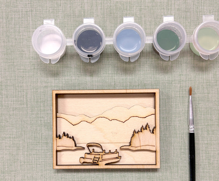 DIY Boat Art Painting Kit for Adults or Kids