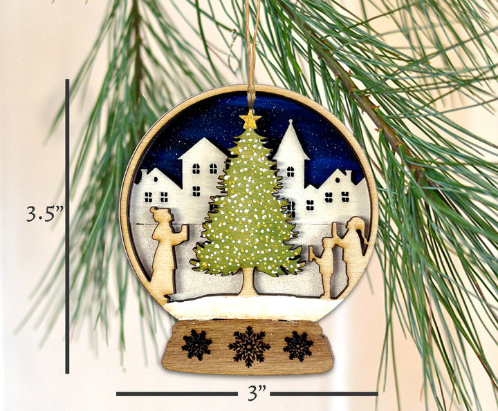 Snowglobe Christmas Caroling Ornament