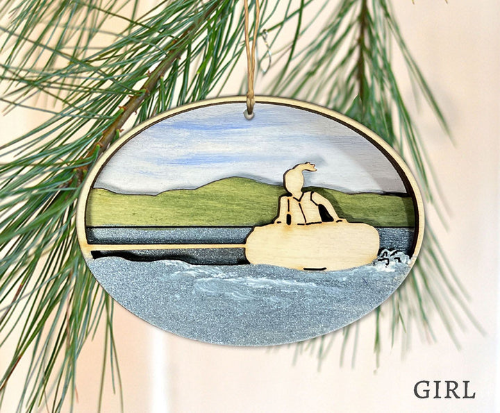 Tubing Wooden Ornament