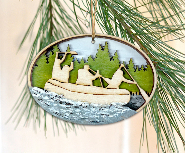 Whitewater Rafting Ornament