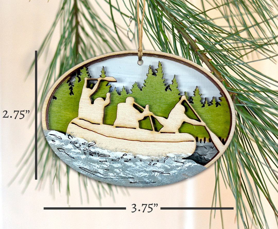 Whitewater Rafting Ornament