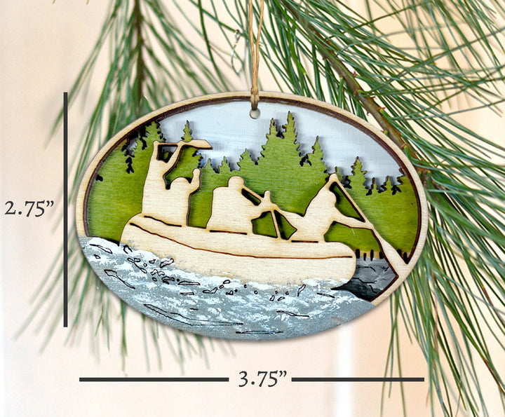 Whitewater Rafting Ornament