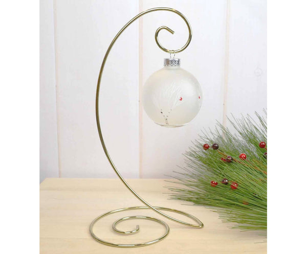 Gold ornament stand