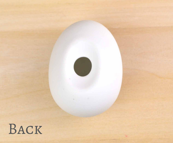 Black Plaid Ceramic Easter Egg