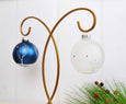 Gold double ornament display stand