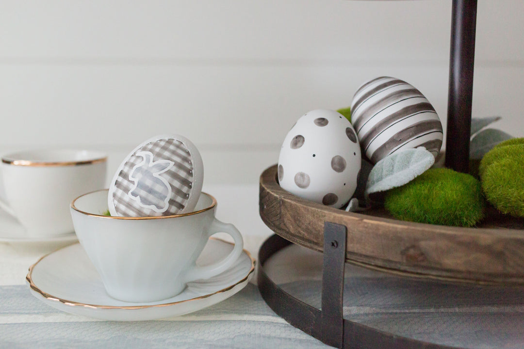 Black and White Easter Egg set