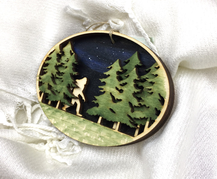 Bigfoot Wooden Ornament