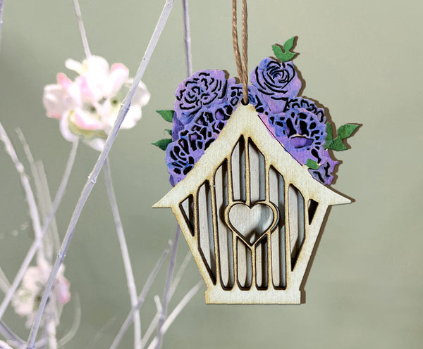 Birdhouse Ornament Decoration