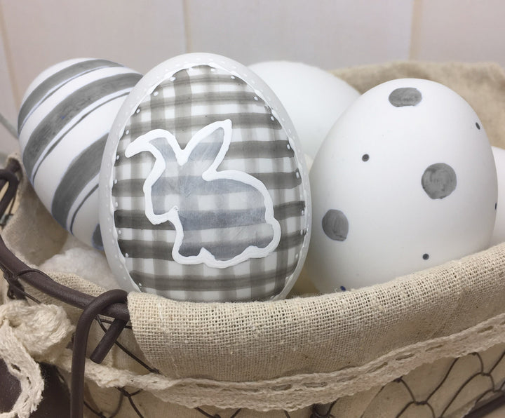 Black and White Easter Egg set